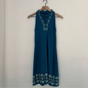 White House Black Market Teal Dress Size Small